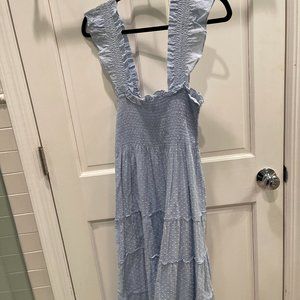 EXTREMELY RARE blue swiss dot ellie nap dress